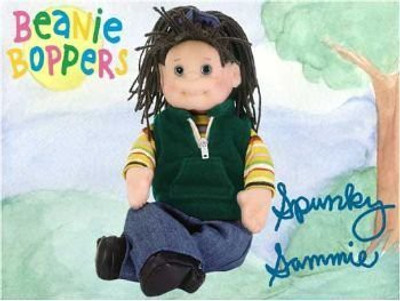 

ty 14" Spunky Sammie Plush Rag Bean Bag Doll(Green)