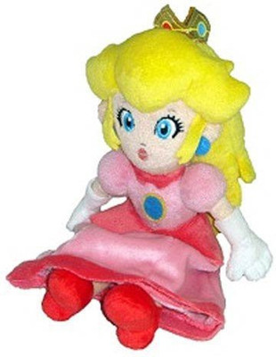 

Little Buddy Toys Official Super Mario Plush 8" Princess Peach - 20 inch(Multicolor)