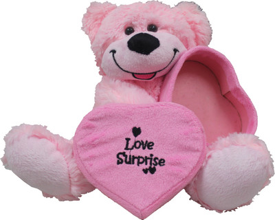 

Tipi Tipi Tap Cute Teddy With Love Surprise Heart Box - 32 cm(Multicolor)