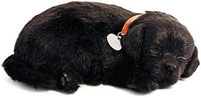 

88 Unlimited Perfect Petzzz Black Lab Breathing Puppy In Dog Bed - 12 inch(Black)