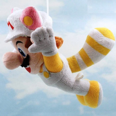 

Nintendo Super Mario Plush Fire Mario Flying Racoon(White)
