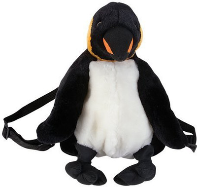 

AP 15" Penguin Plush Animal Little Backpack(Black)