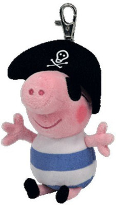 

ty Beanie Babies Pirate George Peppa Pig Clip (Uk Exclusive)(Pink)