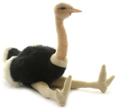

Hansa Ostrich Plush 8"(Black)