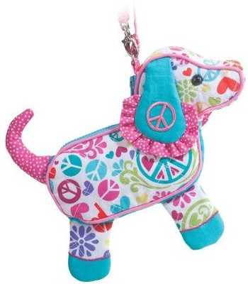 

Douglas Cuddle Toys Douglas Peace Dog Silloette Wristlet Purse - 19 inch(Blue)