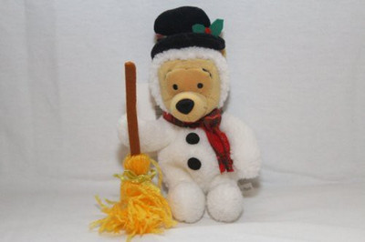Disney Snowman Pooh 8" Bean Bag(White)