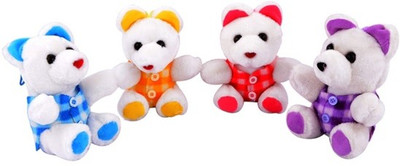 

Deals India Little Multicolor Jacket Teddy (Set Of 4) - 17 cm(Multicolor)