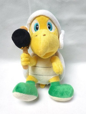 Nintendo 1 X Mario Bro 8Inch Koopa Hammer Bro Plush(Yellow)
