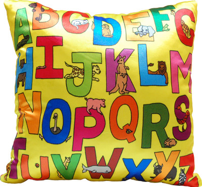 

Surbhi Digital Printed Cushion Alphabets - 14 inch(Multicolor)