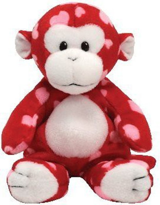 

ty Bliss Monkey W/Hearts(Red)