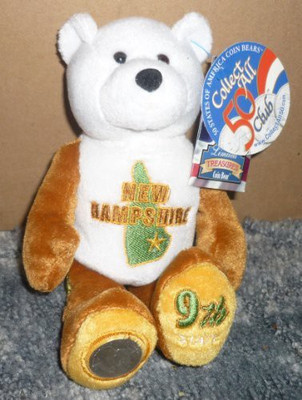 

Limited Treasures New Hampshire State Coin Bear(Brown)