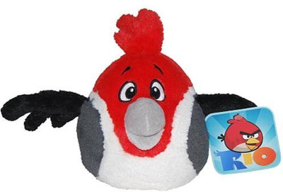 

Angry Birds Rio 8Inch Red Bird With Sound - 14 inch(Red)