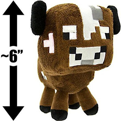 

Minecraft Ba Cow ~6" Overworld Miniplush Series(Brown)