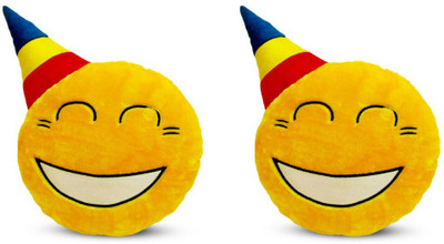 

Deals India Deals India Yellow Party Smiley Cushion - 35 cm(smileyB&B) set of 2 - 35 cm(Yellow)