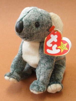 

G30788419 Ty Beanie Babies Eucalyptus The Koala Bear Plush Animal - 12.2 inch(Grey)