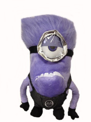 

Despicable Me Purple Evil Stuart Plush Backpack(Purple)