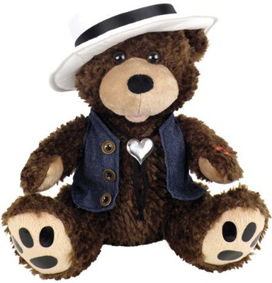 

Chantilly Lane 12" Grizz Lee Bear With Hat - 12 inch(Brown)