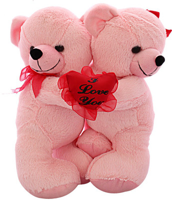 

DealBindaas Dancing Bear Valentine Cute Soft Toy - 30 cm(Pink)