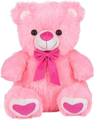 

AR Enterprises Soft Feather Pink Teddy Bear - 35 cm(Pink)