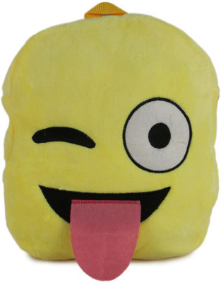 

Deals India Deals India Kids Shoulder Yellow Tougue out Bag (38 x 30 x 10 cm)(BagSmileyC_1) - 38 cm(Multicolor)