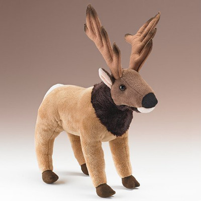 

Wildlife Artists Elk Standing Plush 15" High(Brown)