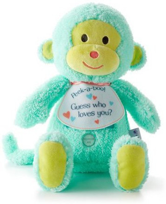 

Bobfriend Hallmark Ba Recordable Monkey Plush Animal(Green)