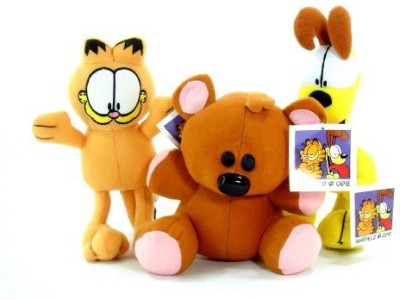 

Hitachi Garfield The Cat Plush Set Garfieldodiepooky 7"11"(Brown)