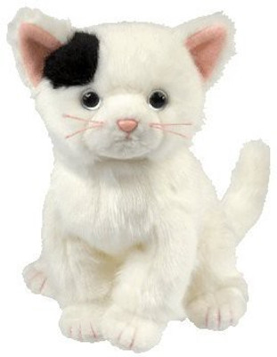 

ty Beanie Ba Delilah The Cat(White)
