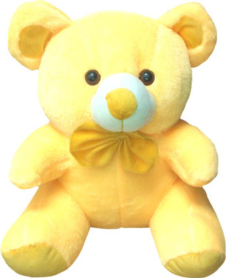 Riya Enterprises Bow Teddy - 35 cm(Beige)