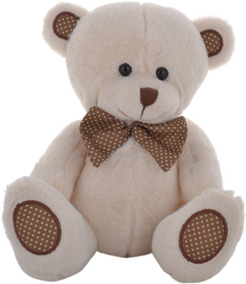 

Twisha Bear Sitting Dotted Paws - 9 inch(White)