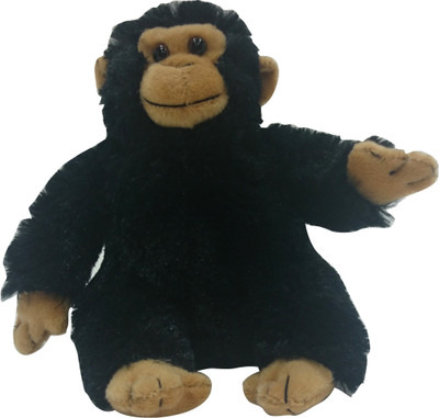 

Soft Buddies Chimpanzee - 8 inch(Black)
