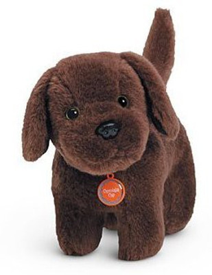 

American Girl Chocolate Chip 6" Chocolate Lab Puppy Dog Pet Set(Brown)