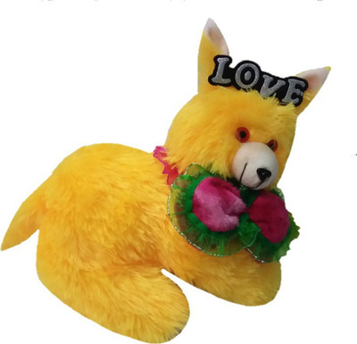 

Aparshi Cute Cat stuffed soft toy - 30 cm(Yellow)