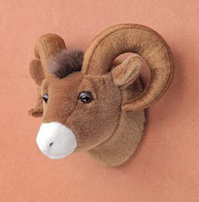 

SAH 10" Big Horn Sheep Ram Head Plush Animal(Brown)