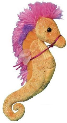 

Douglas Cuddle Toys Tangerine and Pink Sea Horse 6" - 25 inch(Multicolor103)
