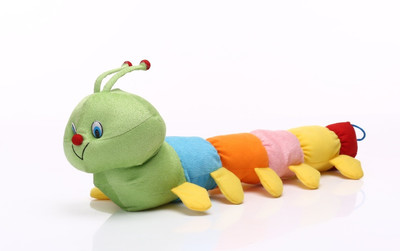 

ESHTYLE Cute Colorful Caterpillar Soft Toy-55 cm - 2.4 inch(Multicolor)
