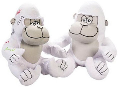

Fun Express Plush Autograph Gorilla - 11 inch(White)
