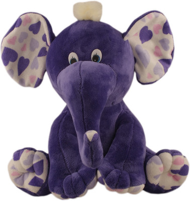 

Touchy Toys Elephant - 9 inch(Purple)