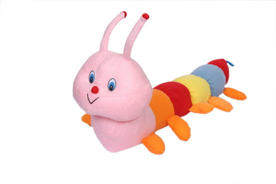 

ESHTYLE Cute Colorful Caterpillar Soft Toy - 2.4 inch(Multicolour)
