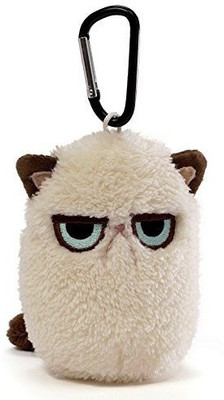 

Gund Grumpy Cat Mini Plush Carabiner(White)