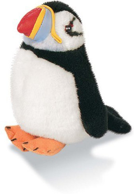 

Wild Republic Atlantic Puffin Audubon Plush Bird (Authentic Bird Sound) - 13 inch(White)