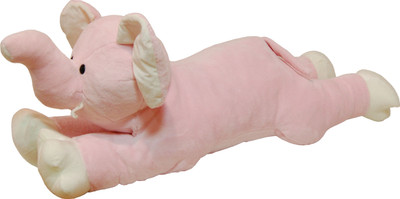 

Surbhi Laying Elephant - 9.8 inch(Pink)