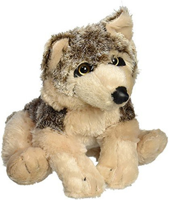 

Wishpets 11" Sitting Timber Wolf Plush(Brown)