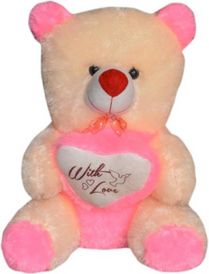 

Erabbit Wonderful Love Heart Bear - 50 cm(CREAM WHITE)