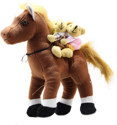 

Tickles Horse Riding Romantic Lovable Couple Valentine - 25 cm(Brown)