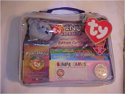 

TY Beanie Babies Official Club Kit Ii Platinum Edition - 85 inch(Blue)