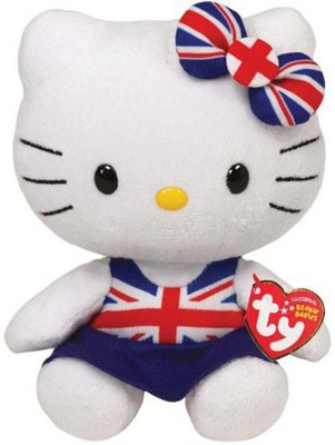

TY Beanie Babies Hello KitUnion Jack Dress Uk Exclusive - 14 inch(White)