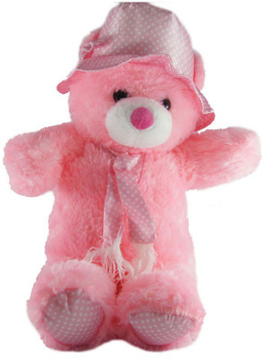 

Lata Valentine Pink Cap Teddy - 48 cm(Pink)