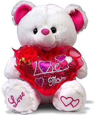 

Gift Boutique Mothers Day Gift Musical "I Love Mom" Teddy Bear With Pink(White)