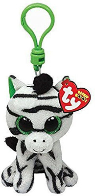 

ty Beanie Boos Zig Zagclip The Zebra(White)